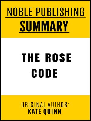 cover image of The rose Code by Kate Quinn